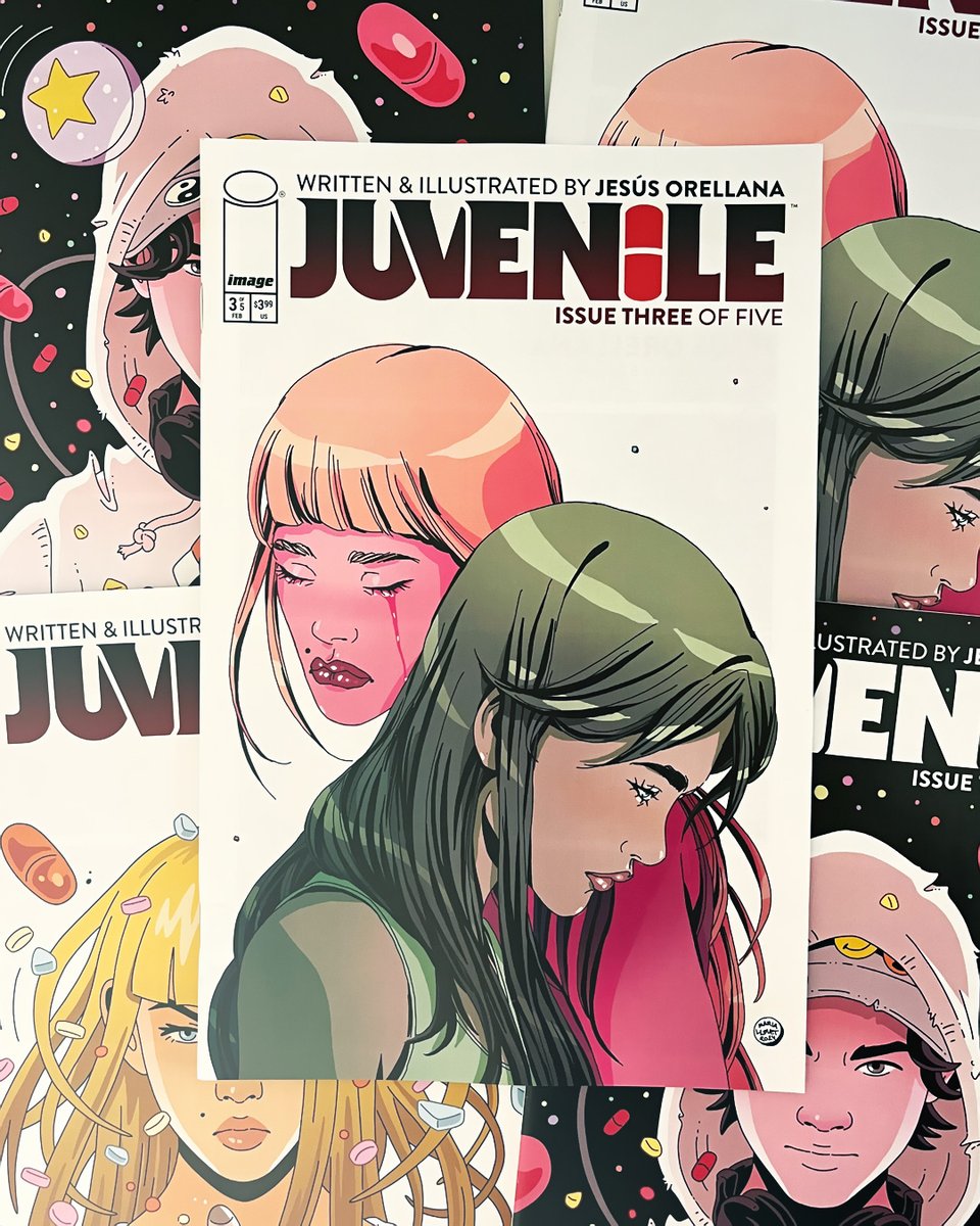 JUVENILE 3 is OUT!🔥💊🔥💊🔥 Three available covers, one by the one and only <a href="/m_llovet/">maria llovet</a> ✨