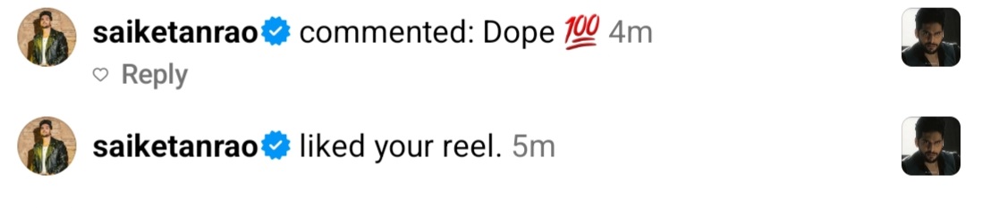 Thank you so much SKR <a href="/saiketanrao/">SAI KETAN RAO</a> 😭❤️ now pls come back onscreen asap 🥺