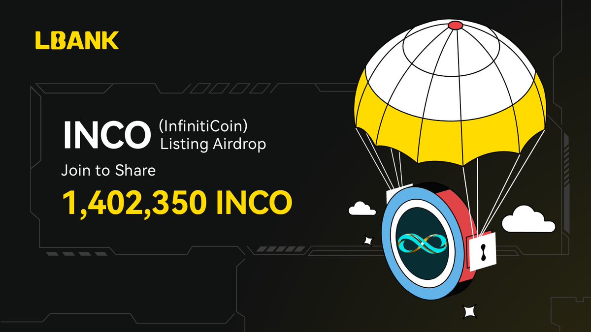 LBankUpdates's tweet photo. 🌈 $INCO (InfinitiCoin) Listing Airdrop!  @Infiniti_Coin 

💰 Join to Share 1,402,350 INCO💰

⏰ Feb.6th, 09:00 (UTC) - Feb.7th, 09:00 (UTC)

🚀 Don't miss out! 🚀
https://t.co/UKILTS54fQ https://t.co/dvMocN9xHk