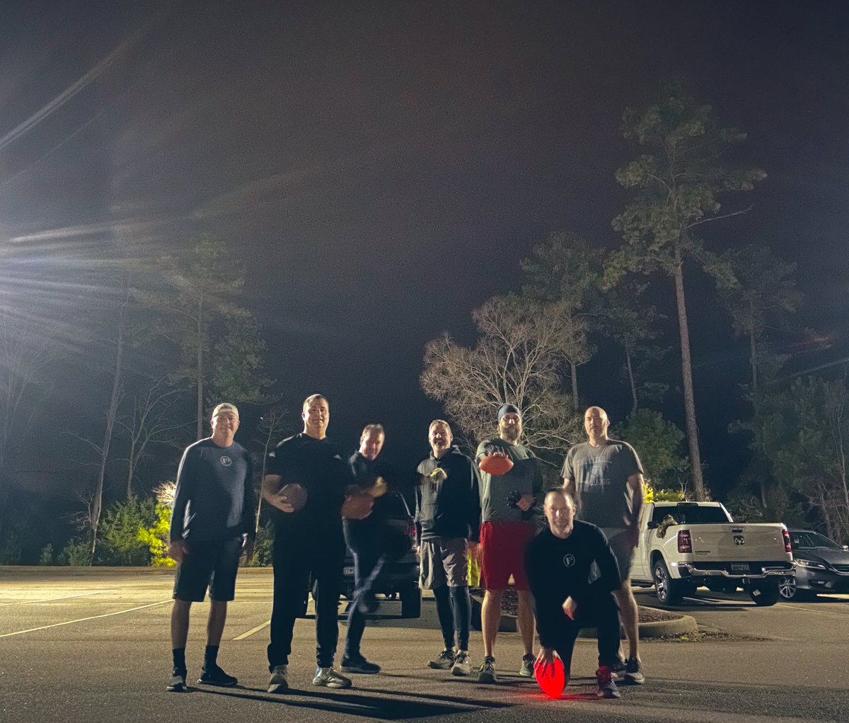 7 pax plus a dog walker <a href="/F3GOAT/">F3 G.O.A.T</a> prepared themselves for some Super Bowl fun. Good job men <a href="/F3LakeMurray/">F3 Lake Murray</a> BTW NB has entered the transfer portal .