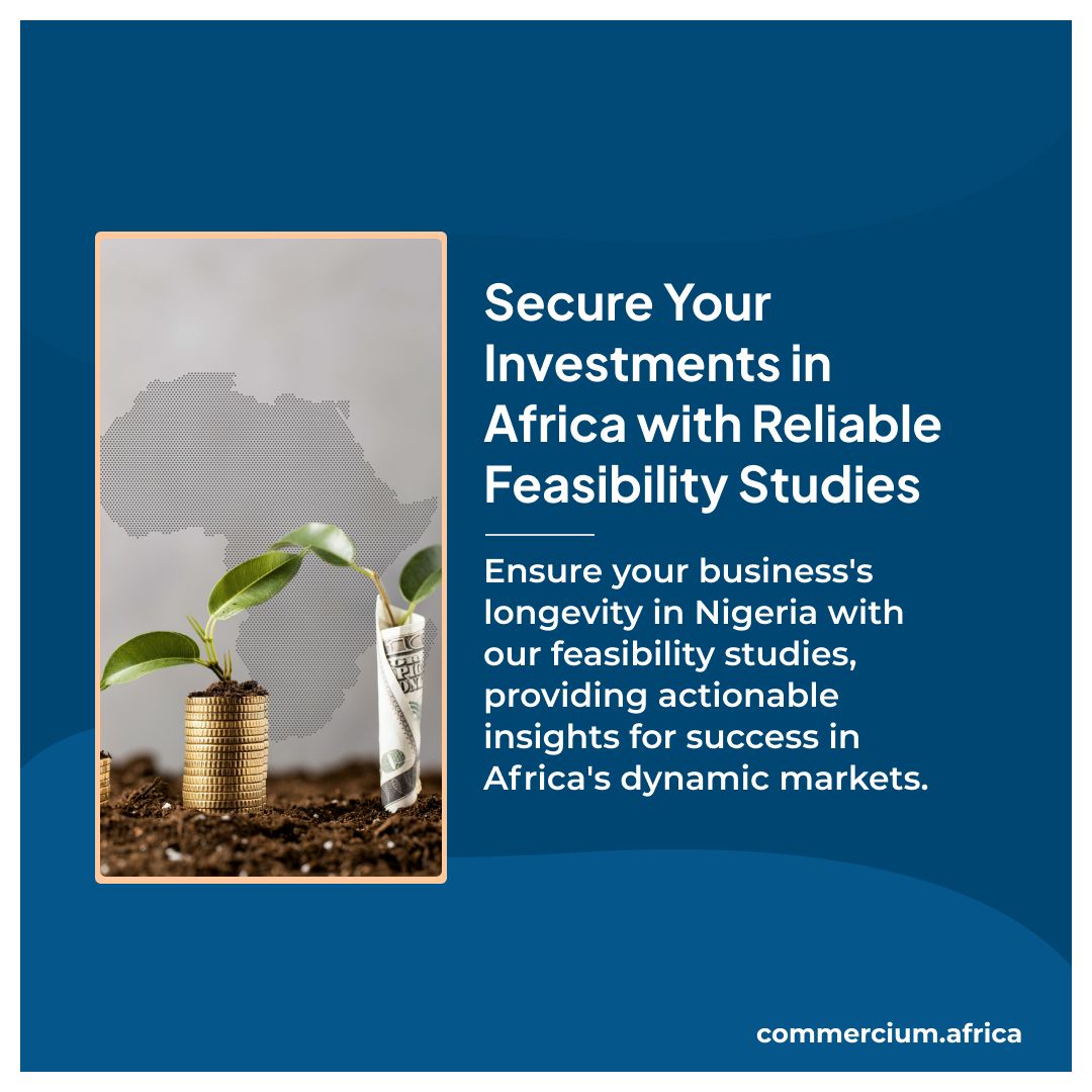 Investing in Africa’s markets is rewarding but requires insight.Our feasibility studies provide deep analysis of Nigeria’s business landscape, trends &amp; risks, helping you make smart, strategic decisions. Secure your success with us!#InvestInAfrica #NigeriaBusiness #BusinessGrowth