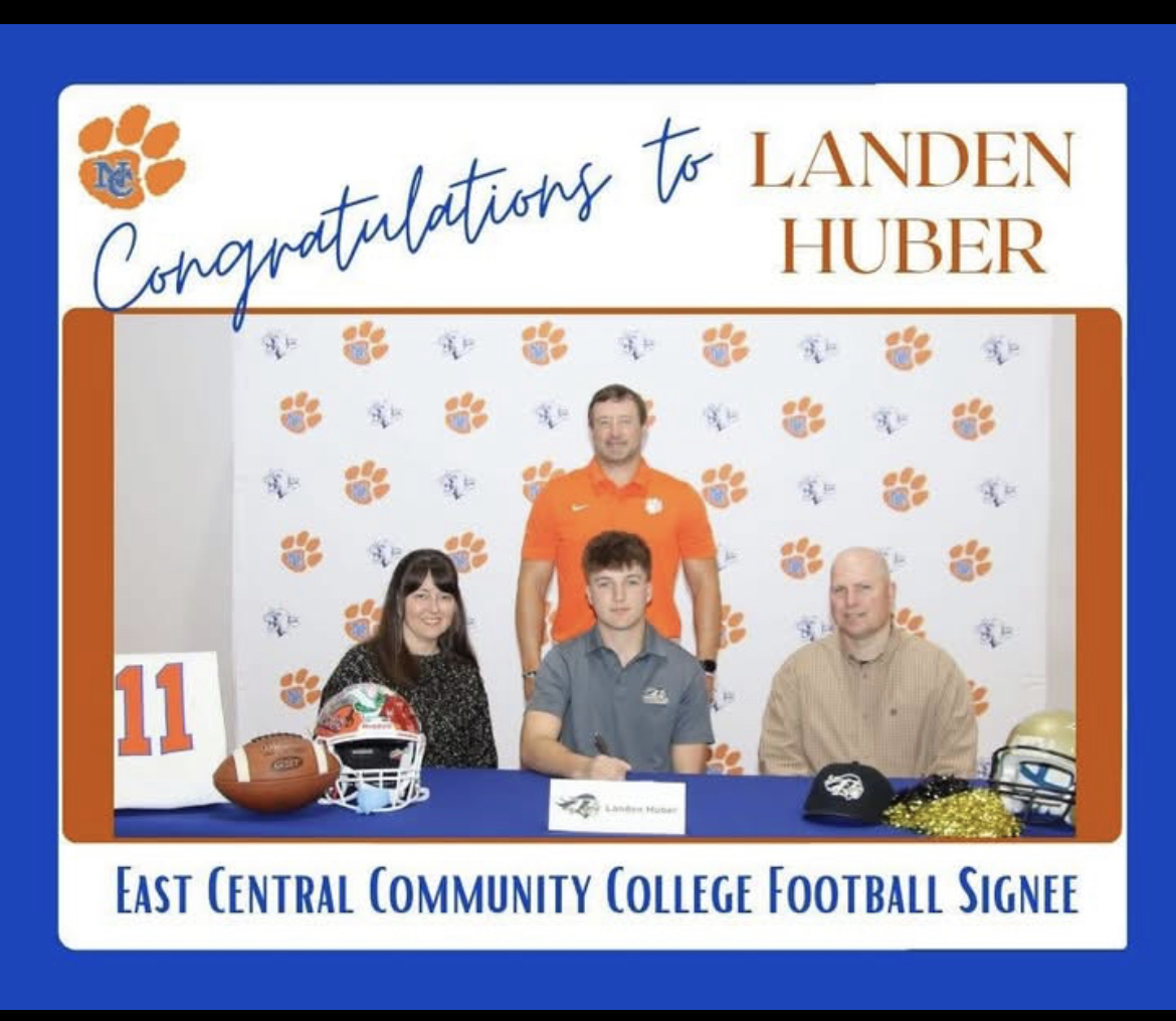 Newton County Cougar Football (@newtoncocougars) on Twitter photo Congratulations to <a href="/LandenHuber3/">Landen Huber</a> and <a href="/colliermangum/">Collier Mangum</a> for signing with East Central Community College Warriors Football! We are proud of you two! Congratulations to <a href="/LandenHuber3/">Landen Huber</a> and <a href="/colliermangum/">Collier Mangum</a> for signing with East Central Community College Warriors Football! We are proud of you two!