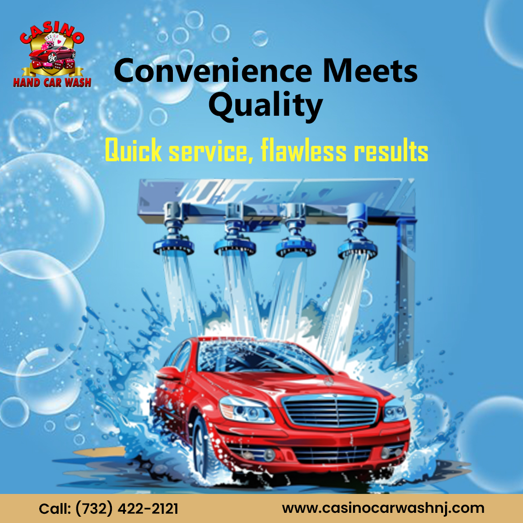 casinocarwashnj's tweet image. Get your car cleaned with ease and precision. At Casino Car Wash NJ, we combine speed with quality to ensure your car looks amazing in no time.
#FastCarWash #CasinoCarWashNJ #QuickAndClean #NJCarCare #AutoServices