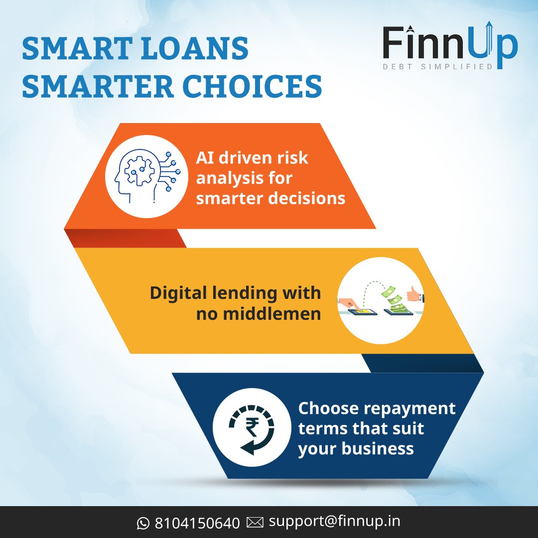 FinnUpOfficial's tweet image. Forget the stress of old-school loans. With digital lending solutions, discover a smarter way to fund your growth with only FinnUp. Choose flexible terms that work for you. Get started today!

#BorrowSmart #LendSmart #PartnerWithUs #FinancialSuccess #FinnUpSolutions