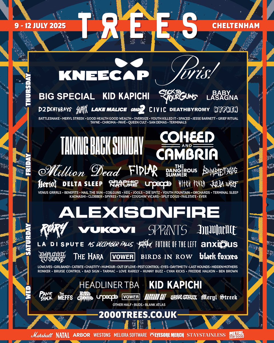 MORNING! C U AT <a href="/2000trees/">2000trees Festival</a> - Saturday 12th July 😘🥵

T-)