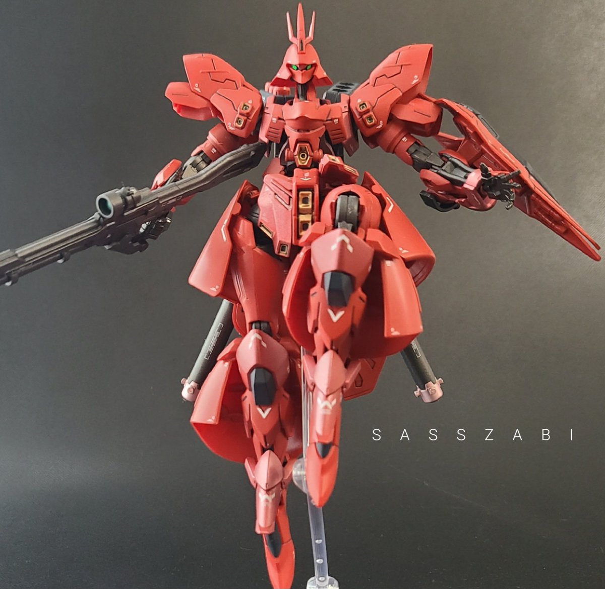 Gp_oyaman's tweet photo. レディーサザビー完成しました！

「SASS＝生意気」と「SAZABI」を掛けて「SASSZABI（サザビー）」と読みます

続きます↓(1/4) https://t.co/l9MQjuFjLb