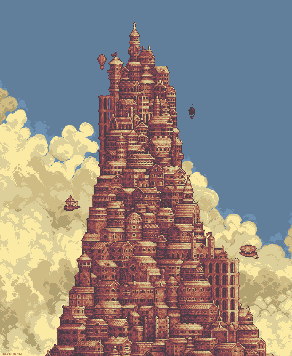 Warmilion1's tweet photo. Pixel city

#PixelArt #Art #ドット絵 https://t.co/QrTLzmLwZ6