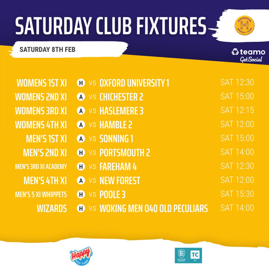 Winchester HC (@winchhc) on Twitter photo Five home games this Saturday with W1's welcoming Oxford Uni followed by M2 v Portsmouth all at Kings - lots of great matches & supporters welcome #freetoseehockey #goldstandard <a href="/swsportsnews/">South West Sports News</a> Five home games this Saturday with W1's welcoming Oxford Uni followed by M2 v Portsmouth all at Kings - lots of great matches & supporters welcome #freetoseehockey #goldstandard <a href="/swsportsnews/">South West Sports News</a>