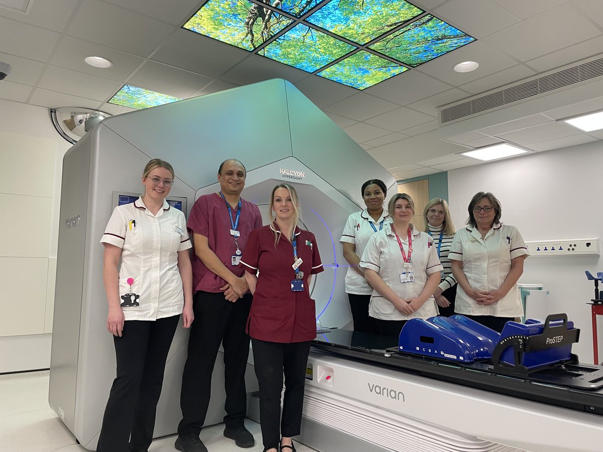 The arrival of new radiotherapy machines in our hospitals are speeding up treatment for cancer patients 💙

The state-of-the-art equipment has already helped to halve the length of appointment slots and improve patient experience.

Read the full story ⬇️
tinyurl.com/ypcd3ej6