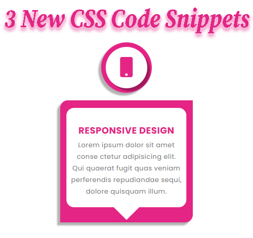 jquery_rain's tweet image. 3 New CSS Code Snippets yahoobaba.net/codelab
#css3 #Bootstrap #webdesign #HTML5