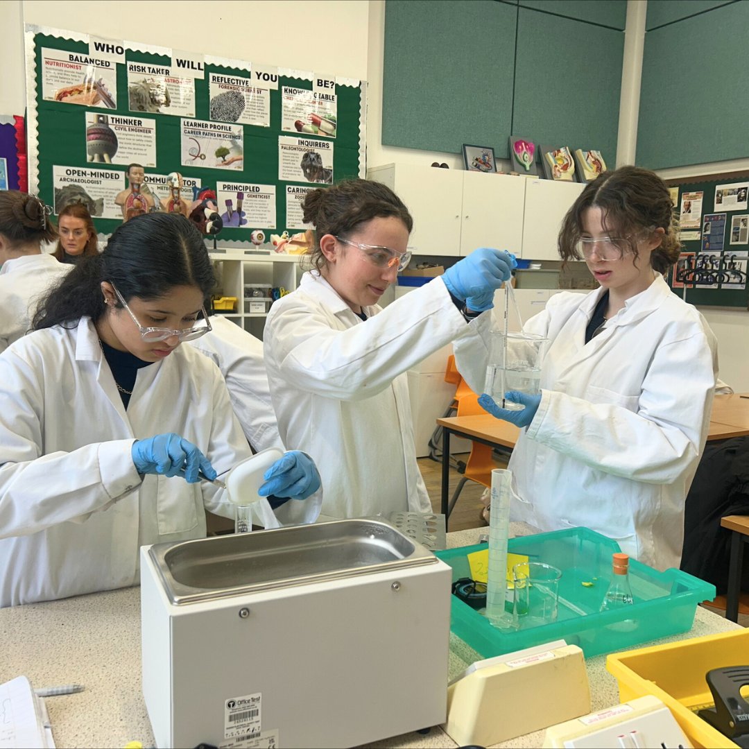 ICSLondon's tweet image. 🧪Year 8 students are putting their science skills to the test! They’re designing and conducting experiments on enzyme activity, exploring how pH &amp;amp; temperature affect catalase. Stay tuned for their discoveries! #MYPscience #Biochemistry #FutureScientists