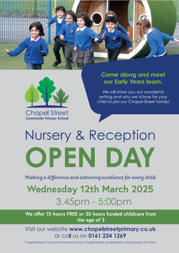 Is your child starting school in September? Come and visit our wonderful school on Wednesday 12th March! We can show you our Early Years settings and you can meet our amazing Teachers. Book your visit:
forms.office.com/e/hZB8RnM7NB?o…