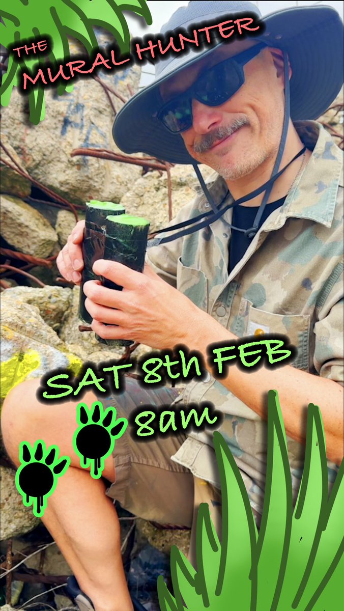 Episode 1 - Sat 8th Feb 2025 - head to Instagram/dankitchener on Saturday to watch art in the wild with ‘The Mural Hunter’