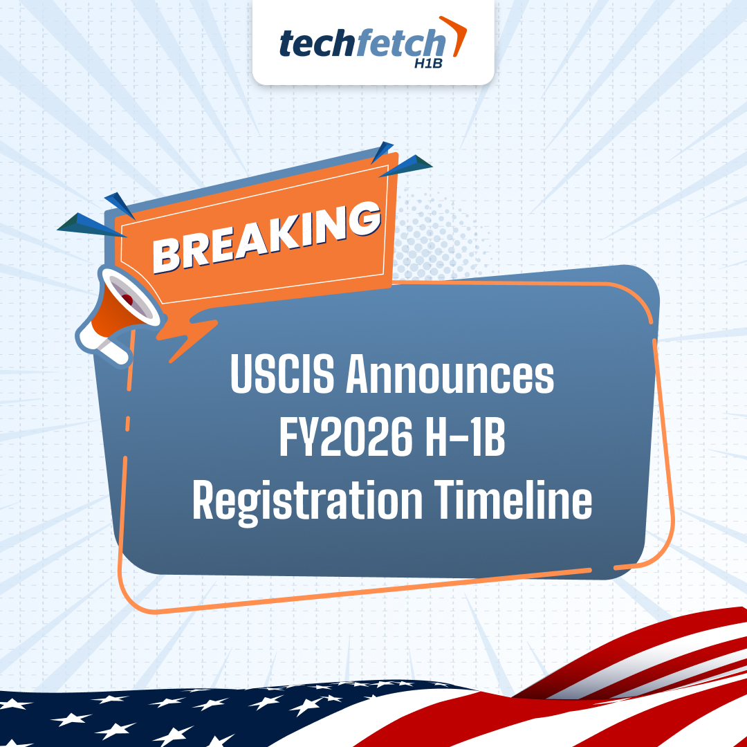 TechfetchH1B's tweet image. ⚡ BREAKING: FY2026 H-1B Registration
📆 Mar 7-24, 2025
⏰ 12 PM ET
💳 $10 fee
Credit card limit increased to $99,999.99/day
Mark your calendar & Get your docs ready!
#H1B #USVisa #TechFetch #TechFetchH1B
