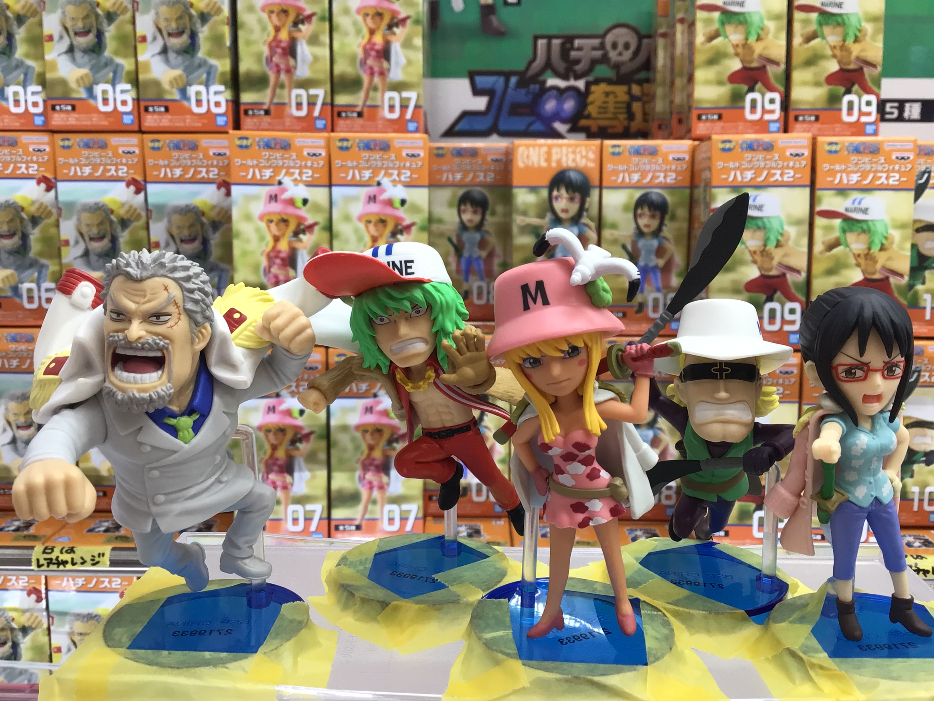 ワンピース ワーコレ ハチノス2 フィギュア 全5種類コンプリートセット