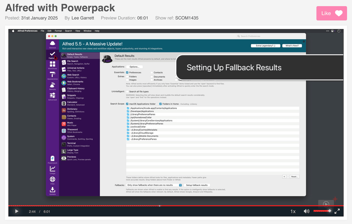 Alfred App (@alfredapp) on Twitter photo Take a look at two new tutorials about Alfred, created by <a href="/sconline/">ScreenCastsOnline</a> - A primer on the features in the free version, and an extensive guide to Alfred's Powerpack features.
alfredapp.com/blog/guides-an… Take a look at two new tutorials about Alfred, created by <a href="/sconline/">ScreenCastsOnline</a> - A primer on the features in the free version, and an extensive guide to Alfred's Powerpack features.
alfredapp.com/blog/guides-an…