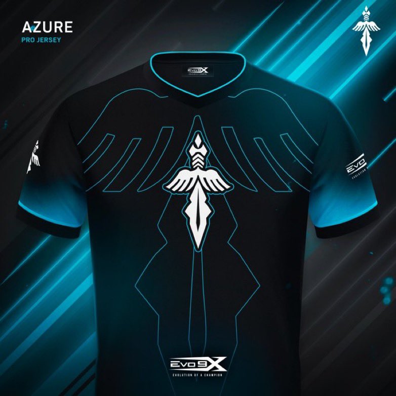 Fear_Azure's tweet image. ITS HERE! 💙 

who’s going to cop? 🫣
by @evo9x 

evo9x.gg/collections/te… 

#merch #pro #jersey #azure #azr