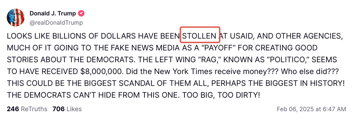 Cowboyw2b2's tweet image. Trump typo…
Extra ‘L’ —&amp;gt; STOLLEN should be STOLEN.
STOLLEN = traditional German Christmas bread.