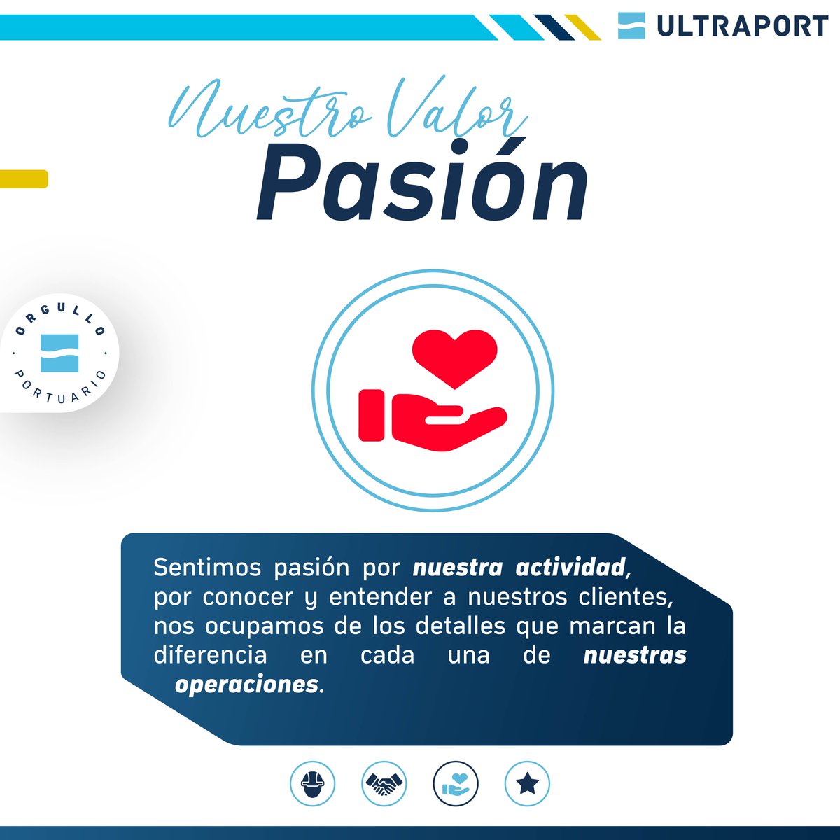 Ultraport_Chile's tweet image. ¿Sabías que en Ultraport la pasión por lo que hacemos nos impulsa cada día?

Cuidamos cada detalle porque sabemos que ahí está la diferencia. Nuestro compromiso es ir más allá, asegurando operaciones de excelencia y alto impacto.

¿Qué significa para ti marcar la diferencia?