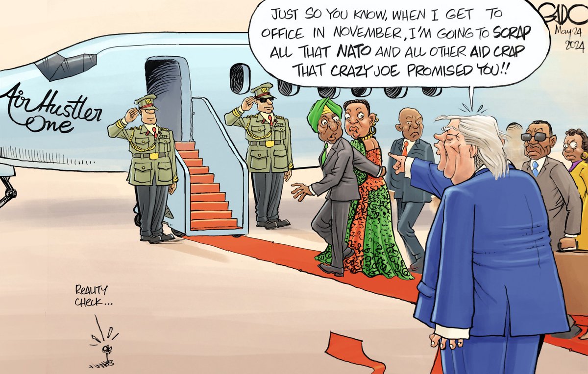 jamesndoch2's tweet photo. Mkoje from Nairobi CBD?  Tuambiane Ukweli caricature artist @iGaddo is a genius with this premonition of May 2024. it's coming true. Laying off USAID employees &amp; Calling off 1.71 billion fund to Haiti .
(Bob Njagi,Matiangi, conman Fred Ikana,Oscar Sudi,Meru) https://t.co/VMiGk0MxG8