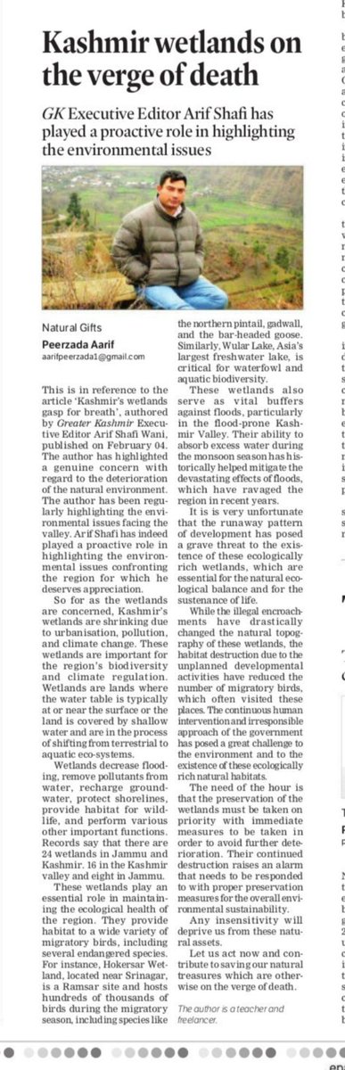 Aarifpeerzada (@aarifpeerzada1) on Twitter photo In response to the write up by <a href="/arifscribe/">Arif Shafi Wani</a> 'Kashmir Wetlands gasp for breath' <a href="/GreaterKashmir/">Greater Kashmir</a> m.greaterkashmir.com/article/kashmi… In response to the write up by <a href="/arifscribe/">Arif Shafi Wani</a> 'Kashmir Wetlands gasp for breath' <a href="/GreaterKashmir/">Greater Kashmir</a> m.greaterkashmir.com/article/kashmi…