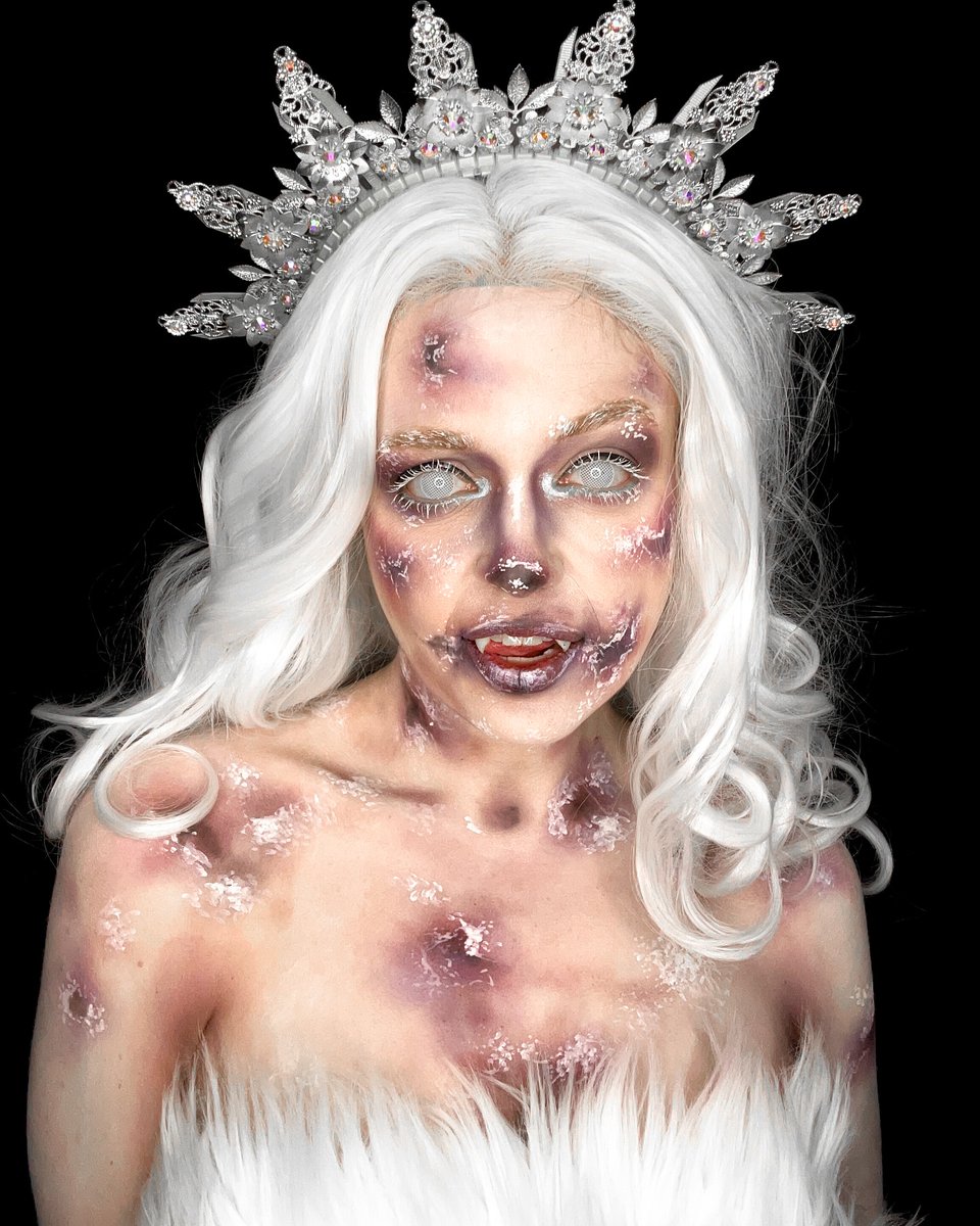 cc_lenses's tweet photo. Boo! βοΈ Frostbite Ice Queeeeeen
π White Mesh Lenses https://t.co/2UJ2blMl62
( #π· @sallyquinncreations )
.
.
#frostbitemakeup #icequeenmakeup #icemakeup #icequeenmakeuplook #wintermakeup #colouredcontacts #coloredcontacts https://t.co/QpC1KB86IY