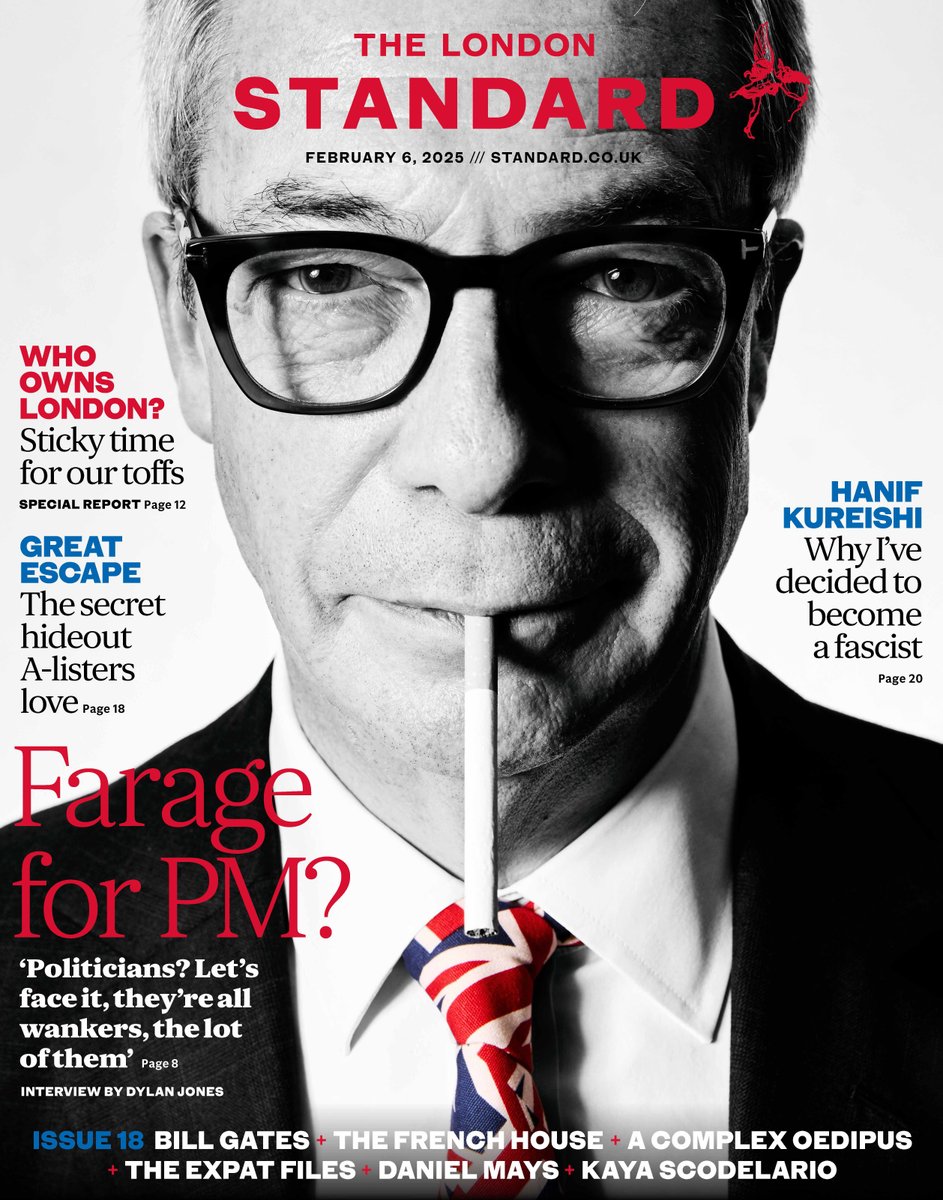 In this week’s #TheLondonStandard , Reform UK leader <a href="/Nigel_Farage/">Nigel Farage MP</a> speaks to <a href="/dylanjonesa/">Dylan Jones</a> about his chances of being Prime Minister. Read why Farage thinks his time has come: trib.al/Nzmgfcz

Pick up a copy of the print today or tomorrow 🗞