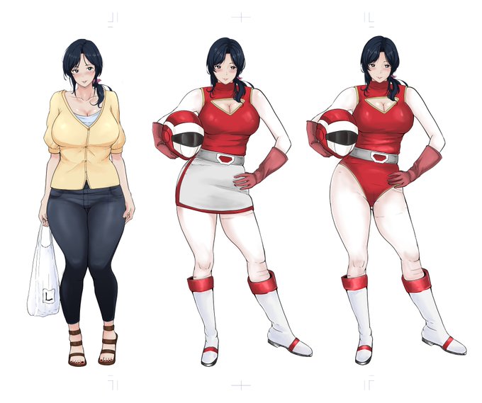 人妻戦隊エロレンジャーのレッド。今年はFantia,fanboxにて短編のエロ戦隊物にチャレンジします。 