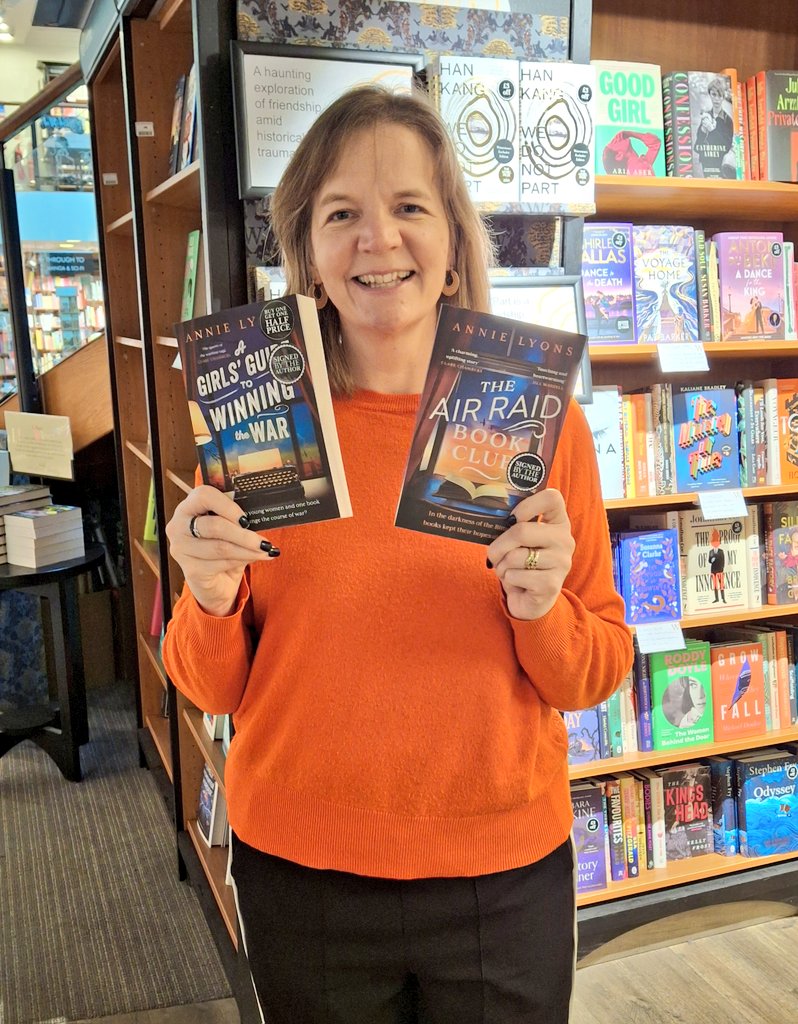 Annie Lyons (@1annielyons) on Twitter photo Three cheers for Cat & her bookselling gang <a href="/bromleybooks/">Waterstones Bromley</a> for always being so supportive of local authors. There's a beautiful pile of signed copies of A Girls' Guide To Winning The War & The Air Raid Book Club in store now! 📚💛
<a href="/headlinepg/">Headline Books</a> <a href="/UA_Books/">United Agents Books</a> Three cheers for Cat & her bookselling gang <a href="/bromleybooks/">Waterstones Bromley</a> for always being so supportive of local authors. There's a beautiful pile of signed copies of A Girls' Guide To Winning The War & The Air Raid Book Club in store now! 📚💛
<a href="/headlinepg/">Headline Books</a> <a href="/UA_Books/">United Agents Books</a>