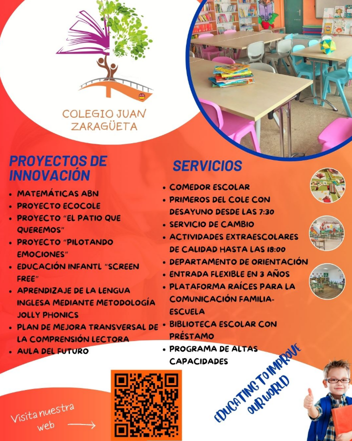 HilosValdebebas's tweet photo. Me piden que difunda esta jornada de puertas abiertas del @ceip_zaragueta colegio cercano a la zona de Las Cárcavas y del barrio. Próximo 24 y 25 de febrero. Apúntate aquí:
https://t.co/7Wun8hJQFS https://t.co/3gEQqV1P9D
