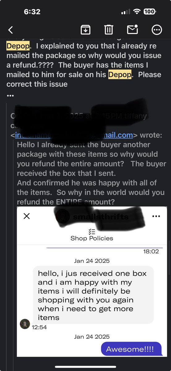 carp1980's tweet photo. @askdepopCS still no explanation as to why a buyer was refunded. HUNDREDS OF DOLLARS. @depop @askdepop buyer did not ask for refund. So why is #depop taking money from me? https://t.co/2Gvnei29Zt