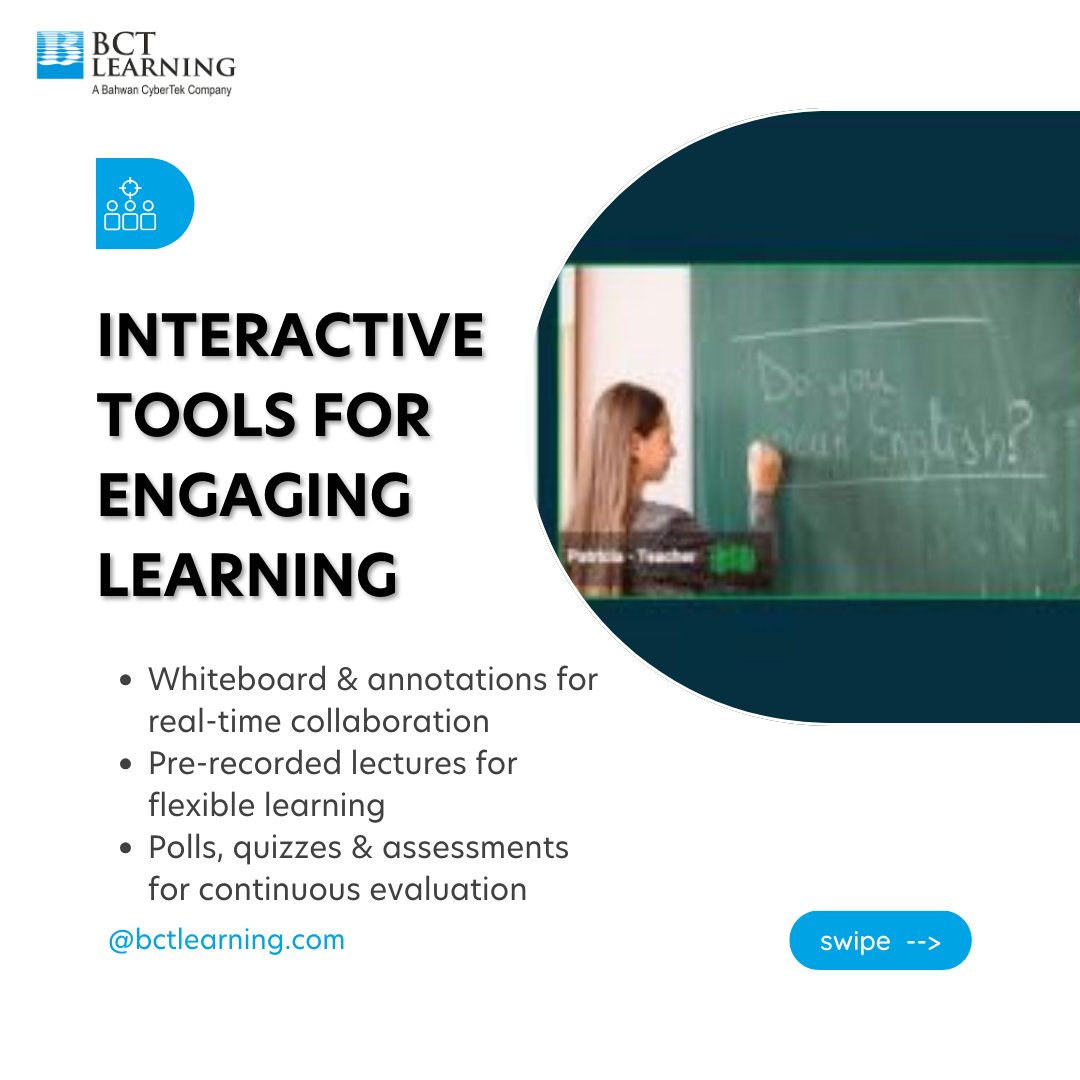 BCTLearning's tweet photo. Hybrid learning, reimagined! 
With InClass, professors &amp; admins can engage students anywhere. 📩 Ready to transform learning? Let’s talk! #HybridLearning #EdTech #FutureOfEducation #VirtualClassroom https://t.co/7fchMgRic1