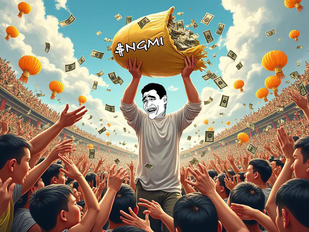 @bitgetglobal GM ☀️
That’s what the $NGMI community is thinking 🔥🔥
Buy and HODL for a long run 
Success will come in the end for those who preserve and make it to the TOP 🚀
RAID contest going on right now in the TG group 💸💸💸
Join the $NGMI community 🔥
DYOR <a href="/ngmi_bp/">NGMI</a>