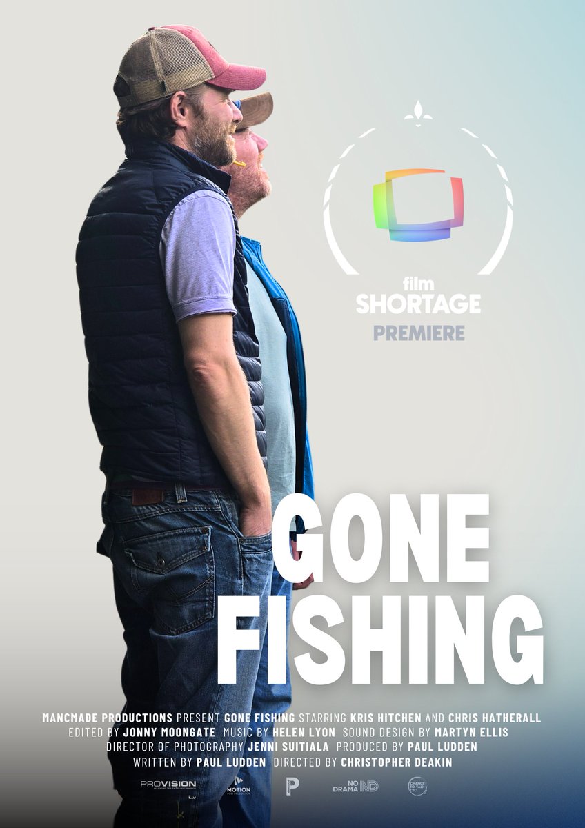 mancmadeprod's tweet photo. Watch Gone Fishing Short Film

https://t.co/Giht7TxOJ8

"Two middle-aged mates on their first fishing trip since their friend Marko took his own life, a complete & utter shock to them both.

Even the crazy stories, dark humour & piss taking can’t stop them opening up in a way they never expected."

TW: Contains Themes of Suicide

#MancMade #MensMentalHealth