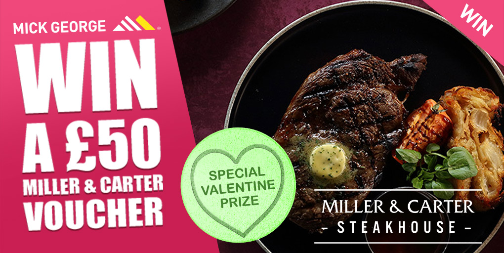 🚨🚨It's Competition Time!🚨🚨

😋For your chance to win a £50 Miller &amp; Carter Gift Card:

✅Follow us

☑️Like &amp; share this post

✅Let us know the lucky person you'll be taking with you in the comments.

🥂Good Luck! Winner will be announced on Thursday 13th February!