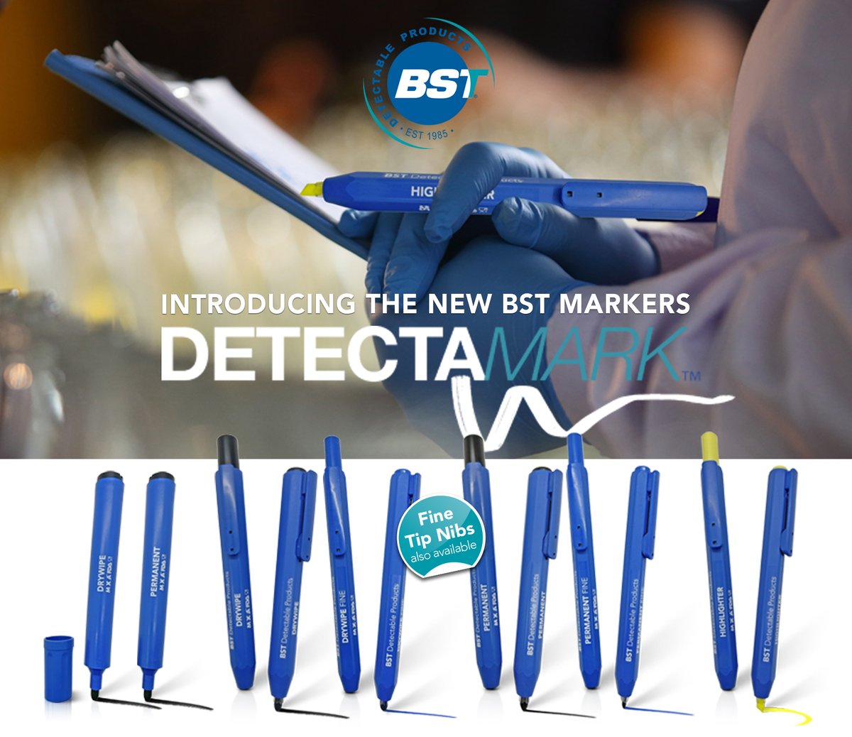 BSTProducts's tweet image. 🖊️Our BST #DetectableMarker Range is in Stock! 🖊️

Our detectable marker range is ready to go! Whether you prefer #capped or #retractable, we’ve got both options #instock &amp;amp; designed for metal and x-ray #detectability in food production environments. ✅

bst-detectable.com/detectable/mar…
