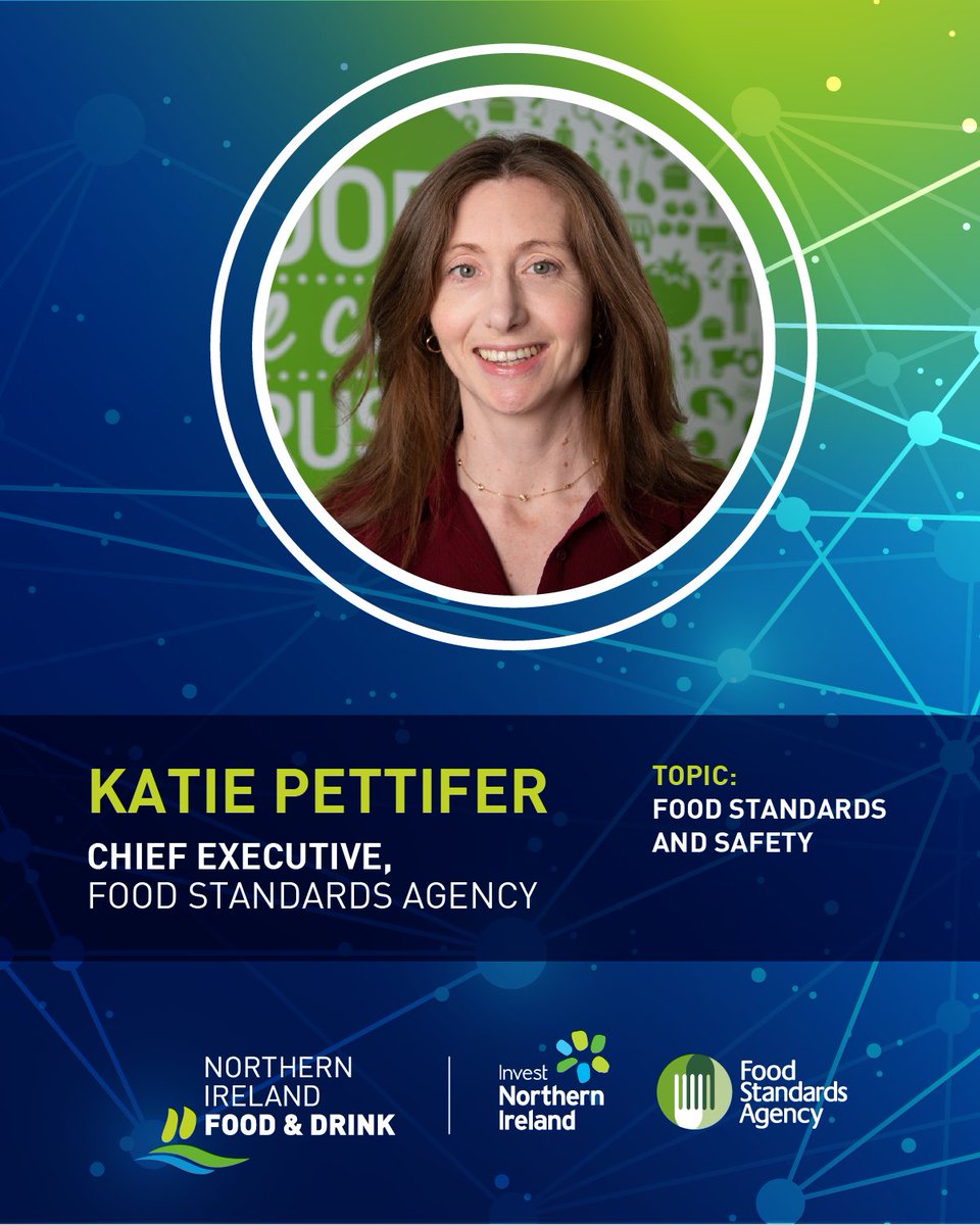 🎙️ Speaker spotlight 🌟

We’re excited to welcome <a href="/foodgov/">Food Standards Agency</a>’s CEO, Katie Pettifer, to the NIFDA Conference line up!

Don’t miss out, get your tickets here: nifda.co.uk/nifda-conferen…
#NIFDA #nifoodanddrink

<a href="/FSAinNI/">FSA in NI</a> <a href="/InvestNI/">Invest NI</a>