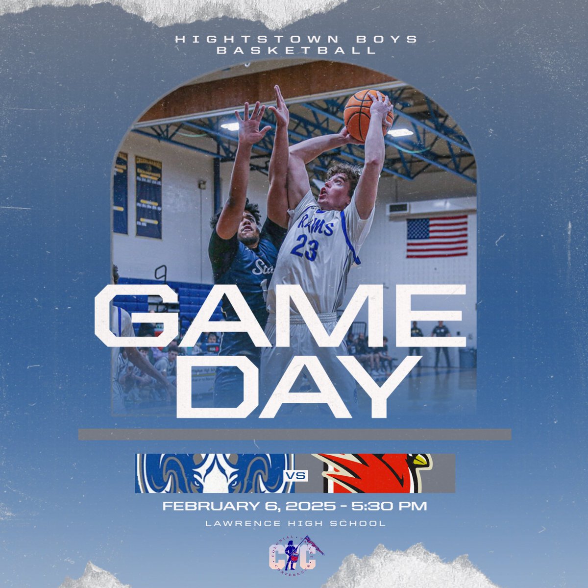 Hightstown Hoops (@hightstownhoops) on Twitter photo CVC TOURNAMENT QUARTERFINALS GAME DAYβΌοΈ
Next round of the CVC Tournament is here and we hit the road to take on Lawrence High School tonight. Up for a little road trip <a href="/HtownHerd/">Hightstown Herd</a> ?
π
2/6
π 5:30pm
π Lawrence High School
π Lawrence High School
πΊ Hudl Fan
#HightstownHoops CVC TOURNAMENT QUARTERFINALS GAME DAYβΌοΈ
Next round of the CVC Tournament is here and we hit the road to take on Lawrence High School tonight. Up for a little road trip <a href="/HtownHerd/">Hightstown Herd</a> ?
π
2/6
π 5:30pm
π Lawrence High School
π Lawrence High School
πΊ Hudl Fan
#HightstownHoops