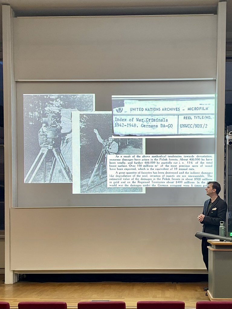 A fascinating talk by <a href="/JedrzejNiklas/">Jędrzej Niklas</a> about forest data and how it is used both by regulators and activists. Also: the first mention of ecocide - conducted by Germans during World War 2