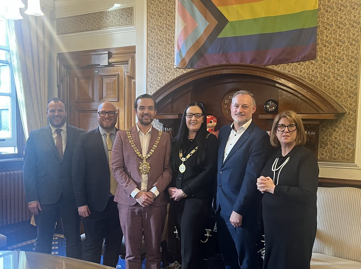 NIHF (@nihf) on Twitter photo NIHF board members meeting with <a href="/micky_murray/">Cllr Micky Murray</a> Lord Mayor of Belfast to discuss contribution of the hotels & tourism in <a href="/belfastcc/">Belfast City Council</a> area. A significant economic contributor to the city which with support could add more to the city. NIHF board members meeting with <a href="/micky_murray/">Cllr Micky Murray</a> Lord Mayor of Belfast to discuss contribution of the hotels & tourism in <a href="/belfastcc/">Belfast City Council</a> area. A significant economic contributor to the city which with support could add more to the city.