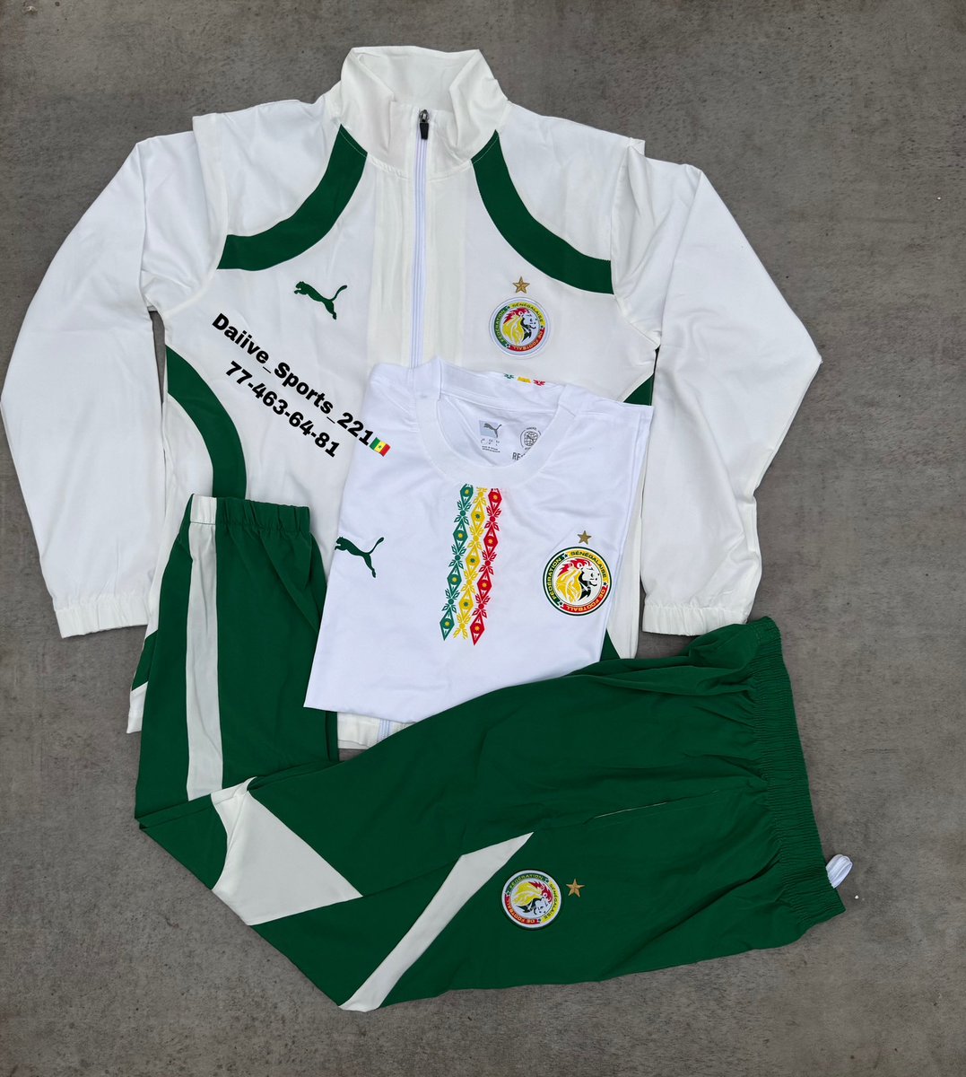 GalsenSport221's tweet photo. OG Survet Sénégal 🇸🇳 qualité toile dispo chez Nous 🛍️.

JEU: 🚨🚨🚨 Pour fêter les 3ans de notre CAN, on vous fait gagner un des nouveaux maillots du Sn🇸🇳

Pour participer c’est simple: il suffit juste de Fav et Rt le tweet  (d’ici 00h on va choisir un(e) gagnant(e).)

Merci 🙏🏿 https://t.co/xWV1mzGIJ5