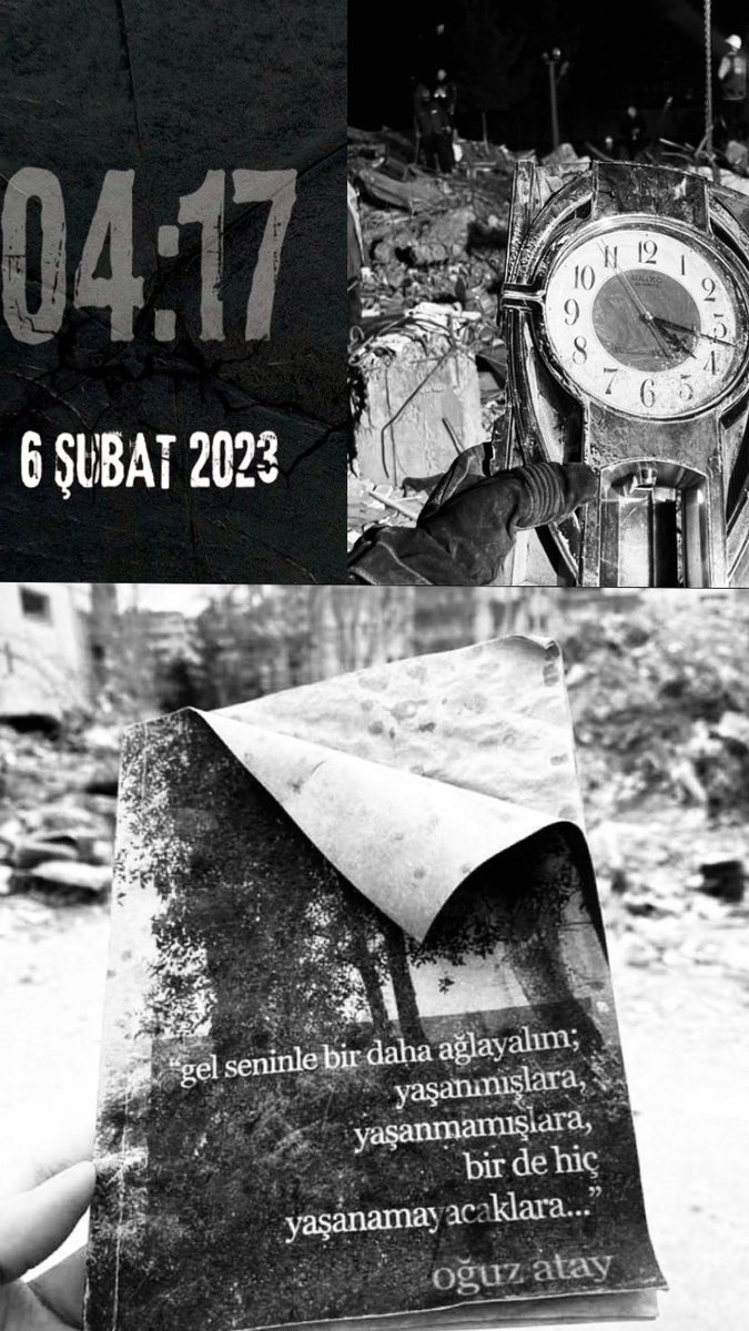 Kaldı bu silinmez yaşamak suçu üzerimde... 

Allah'ım sen milletimize bir daha böyle bir acı yaşatma. 

#6şubat