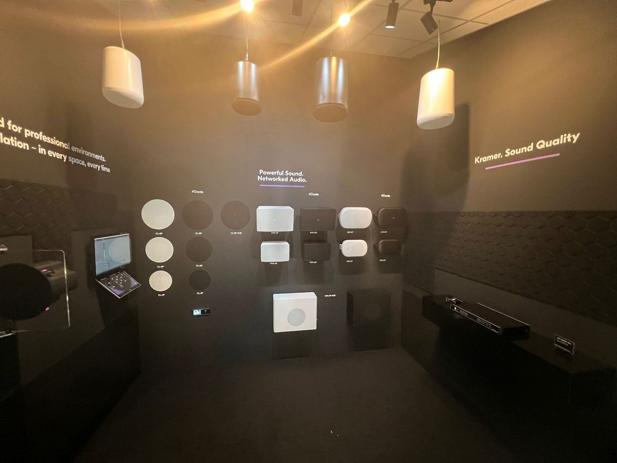 We’re turning up the volume at ISE! 🔊
Visit us at booth #3D300 and discover our exciting new line of speakers. Prepare to be amazed!

#ISE25 #Kramer #KramerAV #proAV #avtech #Avtweeps #audiovisual