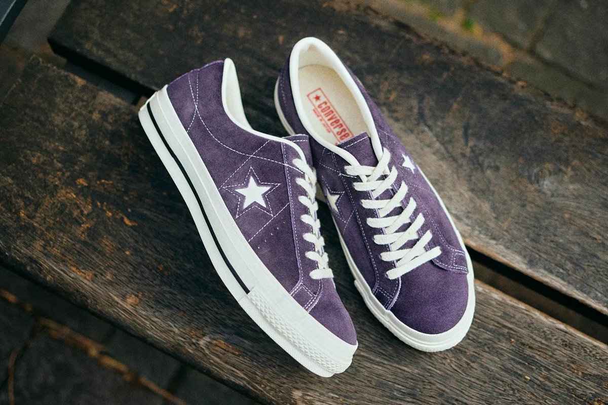 2025年 2/14 発売】 CONVERSE ONE STAR J SUEDE “Purple” (コンバース
