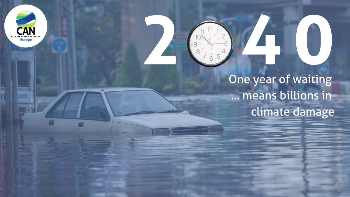 📆 One year of waiting for a 2040 target ... means billions in climate damage 💰🔥

Every moment of delay means higher costs in disaster recovery &amp; economic collapse.

Action today = savings tomorrow 🚀

#2040Target

🔗caneurope.org/content/upload…
