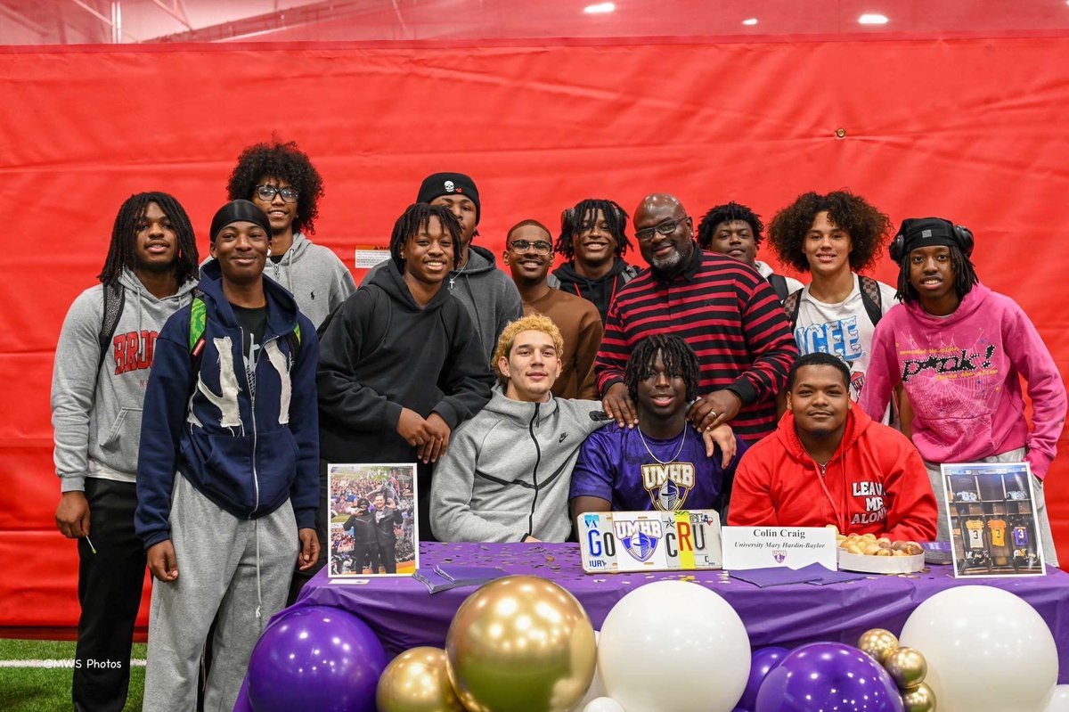 Colin Craig (@craigcolin917) on Twitter photo #AGTG Signing day was amazing. I am truly blessed to officially be signed to <a href="/CruFootball/">UMHB Football🏈</a> can't wait to get to work. 🟣🟡🗡️.
<a href="/coachmcarey/">Mark Carey</a>
<a href="/MCardsRecruits/">Melissa Cardinals FB Recruiting</a> #AGTG Signing day was amazing. I am truly blessed to officially be signed to <a href="/CruFootball/">UMHB Football🏈</a> can't wait to get to work. 🟣🟡🗡️.
<a href="/coachmcarey/">Mark Carey</a>
<a href="/MCardsRecruits/">Melissa Cardinals FB Recruiting</a>