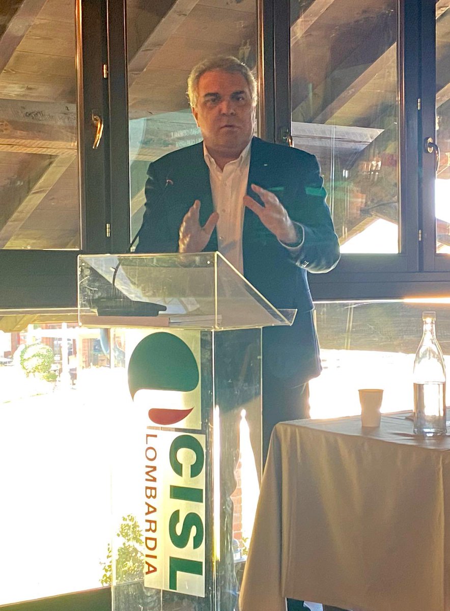 CISL Nazionale (@cislnazionale) on Twitter photo #LuigiSbarra a Cg Cisl Lombardia: “Bisogna portare al traguardo la nostra lunga marcia per la partecipazione dei lavoratori alla gestione e agli utili delle imprese. È una sfida storica, che cambierà il modo di intendere le relazioni industriali in Italia. La partecipazione che #LuigiSbarra a Cg Cisl Lombardia: “Bisogna portare al traguardo la nostra lunga marcia per la partecipazione dei lavoratori alla gestione e agli utili delle imprese. È una sfida storica, che cambierà il modo di intendere le relazioni industriali in Italia. La partecipazione che
