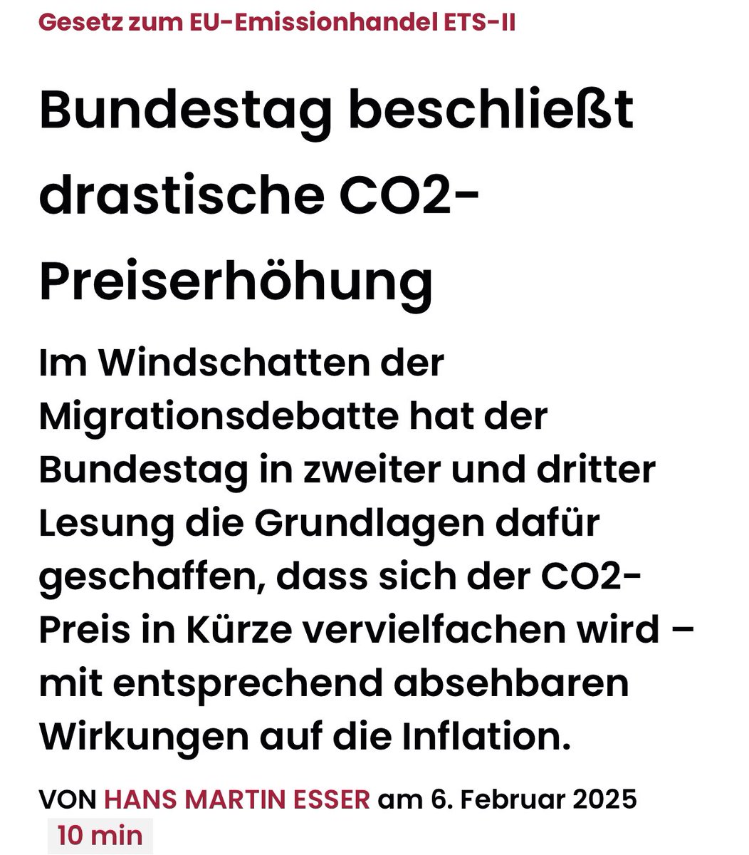„Die Inflation der Jahre 2022 und 2023 war nur ein seichter Vorgeschmack. Die Bürger sollen deshalb, so darf man schließen, bewusst in Unkenntnis gelassen werden, was der Bundestag bereits beschlossen hat beziehungsweise wofür die Grundlage gelegt worden ist und was ebenfalls