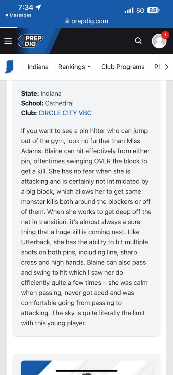 Blaine Adams (@blaineadamsvb) on Twitter photo Thank you <a href="/PrepDig/">Prep Dig 🏐</a> for the continued support our 15-1 <a href="/CCVBCrecruit/">Circle City Volleyball Recruiting</a> team is something special! Club season is starting off right!! #Circlecity15-1 #centralzone2025 highlights Thank you <a href="/PrepDig/">Prep Dig 🏐</a> for the continued support our 15-1 <a href="/CCVBCrecruit/">Circle City Volleyball Recruiting</a> team is something special! Club season is starting off right!! #Circlecity15-1 #centralzone2025 highlights