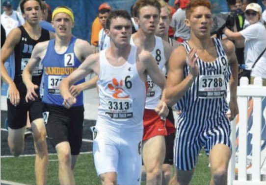 TrackEHS's tweet image. Wes Schoenthal qualified for both the 800m &amp;amp; 1600m, but after careful consideration, he chose to focus on the 800m and he delivered. A decade later, his🥈place time of 1:51.91 still stands as our school record. #ClassOf2015 #HOF2025 @ehshof